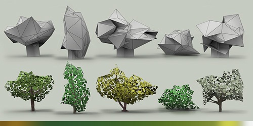 cool low-poly art types